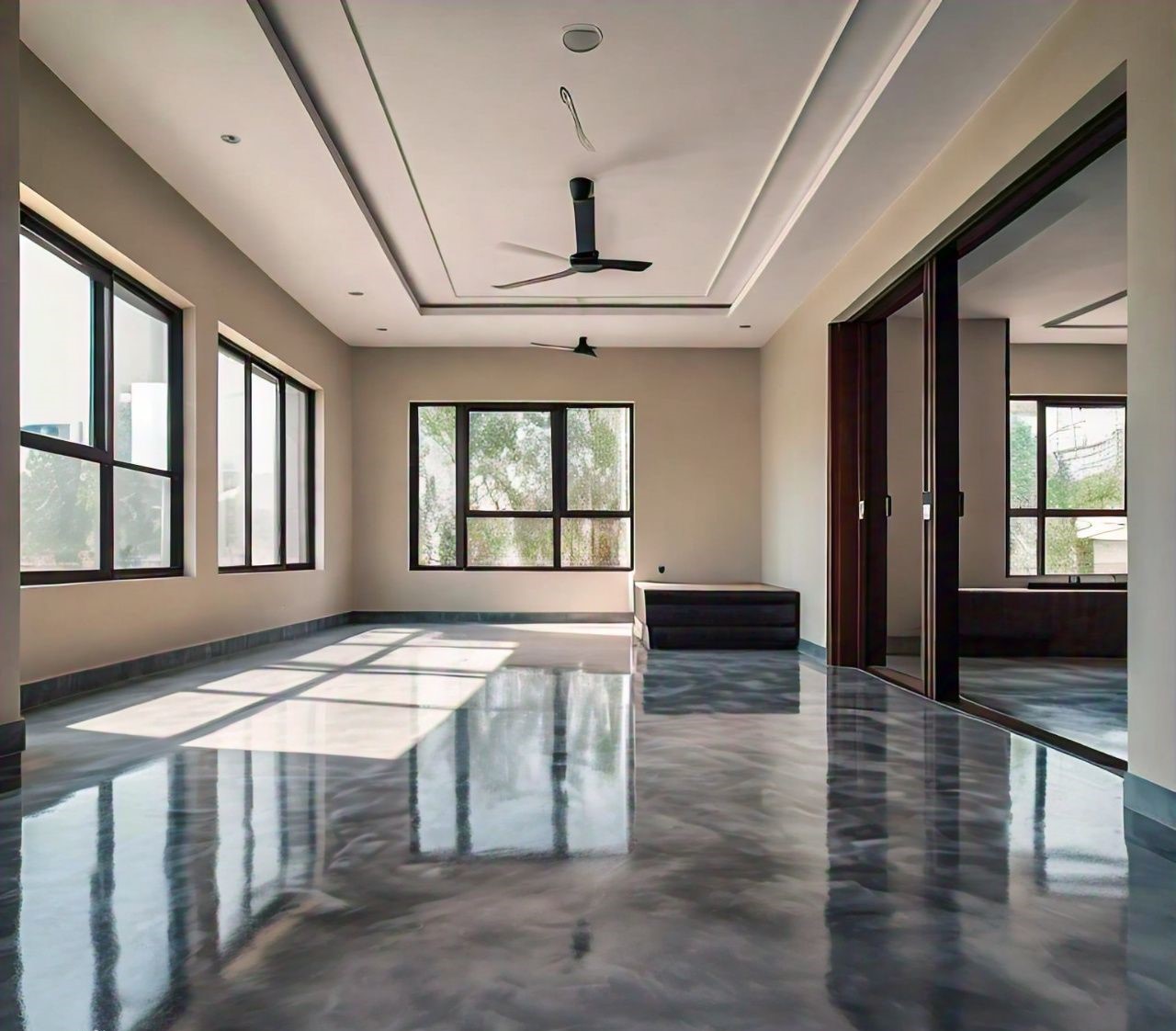 Residential epoxy flooring – elegant, durable, and seamless home flooring by MH Corp Hyderabad